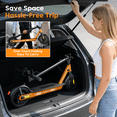 thumbnail image 6 of Electric Scooter for Adults - 350W Motor 10" Solid Tires, up to 19MPH and 16Miles Long-Range Portable E Scooter, 6 of 8
