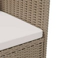 thumbnail image 2 of vidaXL Patio Chairs ll Weather Dining Single Chair with Cushions Poly Rattan, 2 of 71