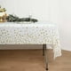 thumbnail image 4 of Mantel de plástico con forma de copo de nieve, mantel de estrella dorada, decoración de mesa de plástico desechable, mantel para fiestas navideñas, rectangular, plegable, portátil, plástico, 4 of 9