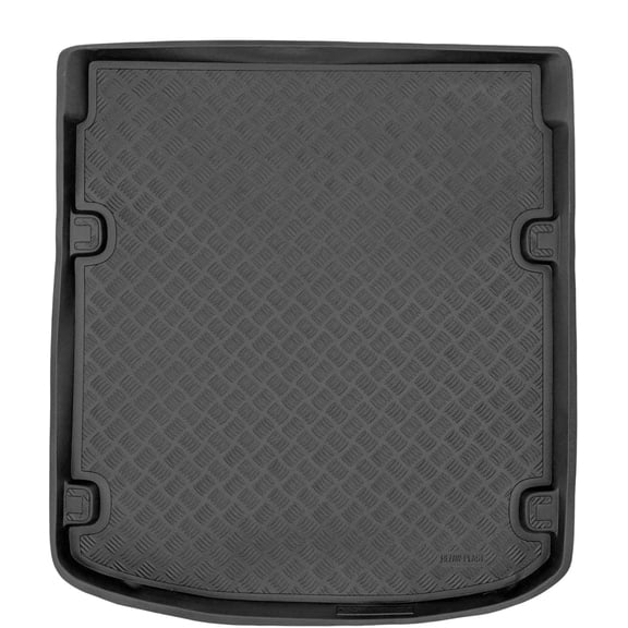 Rezaw-Plast Cargo Mat for Audi A6 Sedan 2019 2020 2021 2022 2023 2024 – PE Trunk Liner Custom Fit No Trim Odorless Durable Tailored Black