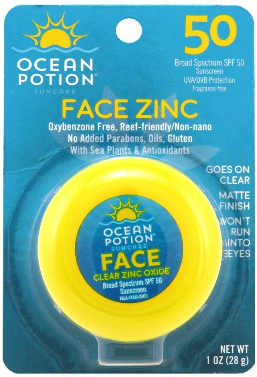3 Pack Ocean Potion Suncare Face Potion Clear Zinc Oxide