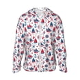 thumbnail image 1 of Balery Happy Columbus Day Sudadera ligera de manga larga con capucha y protección solar UPF 50+ para hombre y mujer, ideal para pesca y running-XX-Large, 1 of 7