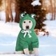 thumbnail image 3 of 2 piezas de ropa de otoño e invierno para perros y mascotas, ropa con capucha para gatos, ropa bonita, suéter con forma de rana MFZFUKR BST2001146-1, 3 of 6