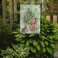 thumbnail image 2 of Christmas Dachshund Chocolate Piebald Dapple Flag Garden Size, 2 of 3
