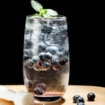 thumbnail image 2 of Simple Glass Transparent Cold Drink Cup Water Cup Beer Juice Glass Cocktail Glass Coffee Mug Drinking Cup Wine Glass, 2 of 8