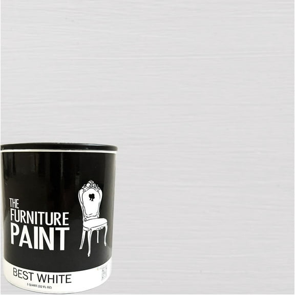 Best White, The Furniture Paint, Ultra Matte Chalky, 1 Step Finish, Quart (32 oz)
