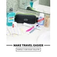 thumbnail image 4 of GOX Travel Toiletry Bag,Dopp Kit Case,Ultra-Light Cosmetics Bag Makeup Organizer(Black), 4 of 5