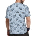 thumbnail image 2 of Wukai Cute Ice Cream Print Men's Short-Sleeved Mesh T-Shirt,Quick-Dry Short Sleeve Workout T-Shirt-X-Small, 2 of 8