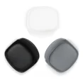 thumbnail image 5 of Sillas para Bar y Barra de Cocina con Respaldo y Reposapies de Altura Ajustable Banco Taburete Giratorio con Asiento Acolchado de Diseño Moderno Set 4 Piezas Full Black, 5 of 5
