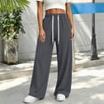 thumbnail image 2 of LIaqionyy Sweatpants for Womens Lounge Baggy Fashion Comfy Joggers Workout Pant Fall Winter Trousers with Pockets, 2 of 8