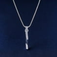 thumbnail image 3 of LavaJewelry Apollo Necklace, 925 Silver Pendant & Chain Necklace, Necklace for Men, 3 of 5