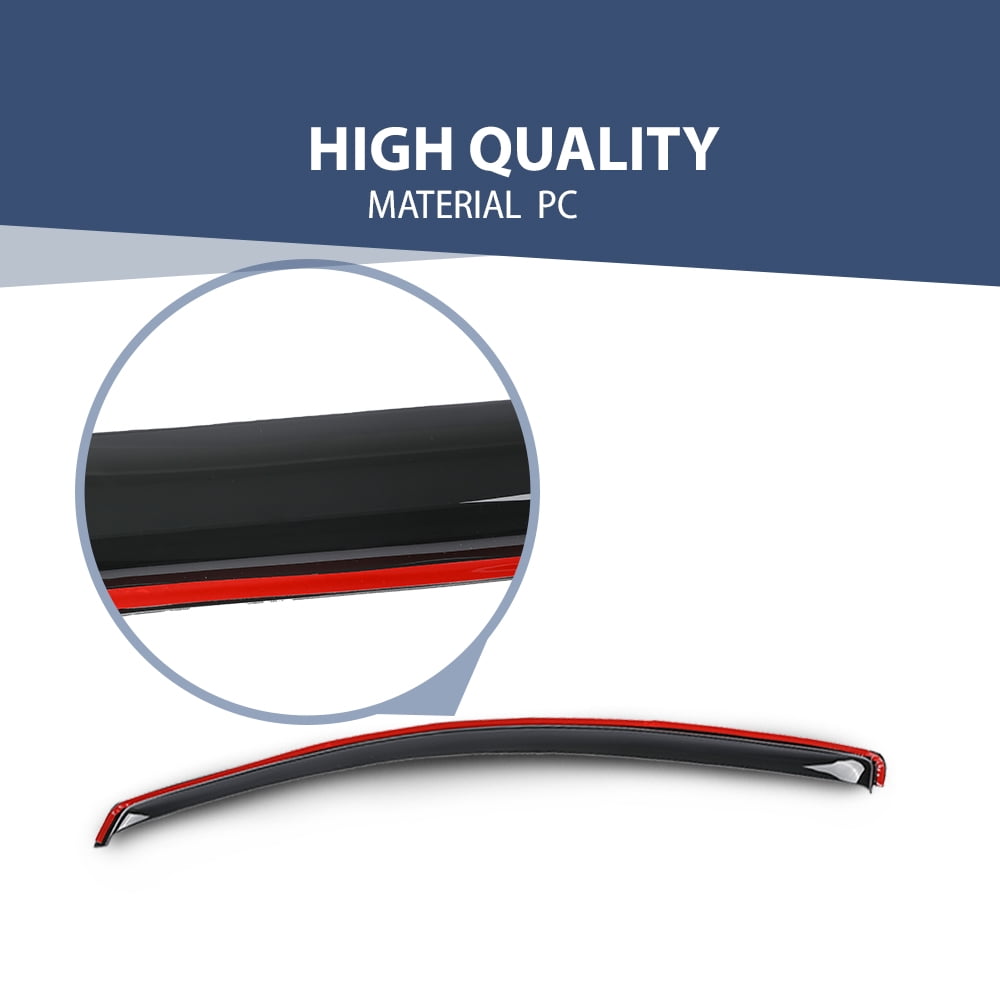 in-Channel Window Vent Visors Fit For 2023-2026 Chevy Colorado GMC Canyon Smoke Window Deflectors Side Wind Deflector