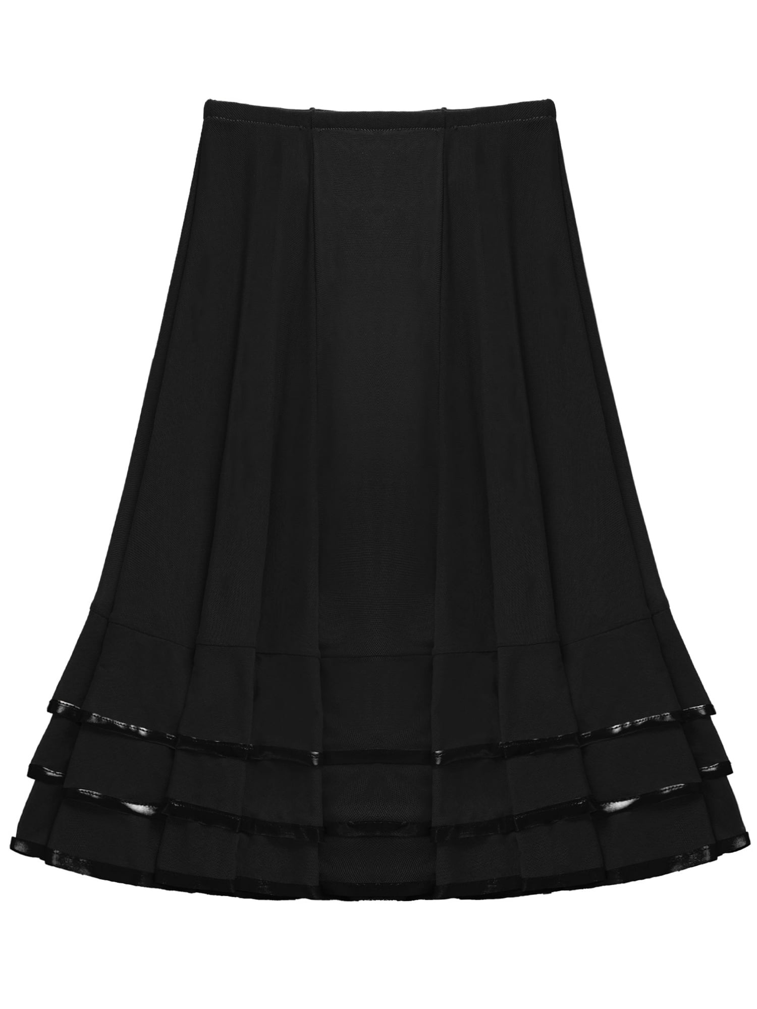 Aislor Girls Long Full Circle Dance Skirt Praise Dance Dress Liturgical