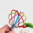 thumbnail image 3 of Cheers Fouet Batteur en Fil de Silicone avec Poignée en Acier Inoxydable Outil de Cuisine, 3 of 6