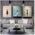 thumbnail image 5 of 1 pieza de imágenes decorativas para la pared de la habitación y el encanto de la belleza de la danza, decoraciones para el hogar, impresión en lienzo, carteles de ballet para pared, 5 of 5