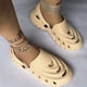 thumbnail image 5 of Sandalias caladas para mujer, zapatos casuales con agujeros, para parejas, tallas grandes 44 45, chanclas de playa transpirables, zapatos planos de verano para mujer, 5 of 6