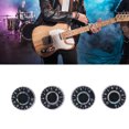 thumbnail image 4 of Guitar Knobs Set, Guitar Speed Volume Tone Knob Replacement Parts Compact Design 4PCS  for LP Style for 6mm Diameter Shaft Pots, 4 of 7
