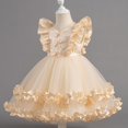 thumbnail image 5 of Elegant Girls Party Dress With Puffed Sleeves And Skirt For And Performance Wear Toddler To Kids Formal Attire, 5 of 5