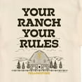 thumbnail image 3 of Yellowstone - Your Ranch Your Rules - Men's Short Sleeve Graphic T-Shirt, 3 of 6