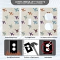 thumbnail image 3 of Yayeee Toggle Light Switch Wall Plate 1-Gang 4.5"x2.7" Home Decorative Outlet Cover, Colorful Cartoon Planes Pattern, 3 of 7
