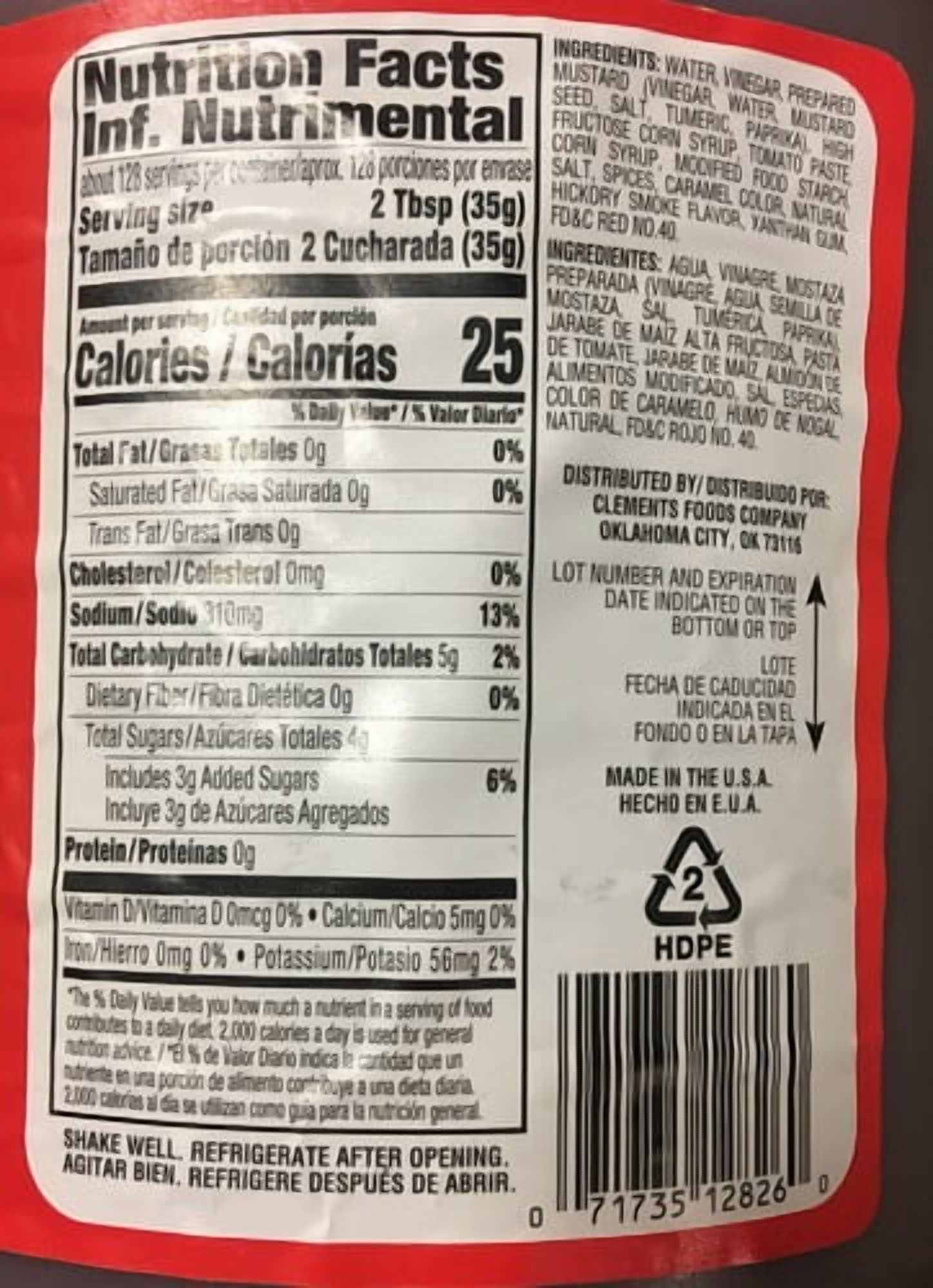 Little Pig Barbecue Sauce 1 Gallon Marinade Pork Dip