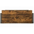 thumbnail image 4 of Bowery Hill Wood Industrial Home Bar Unit With Stemware Rack in Antique Nutmeg, 4 of 8