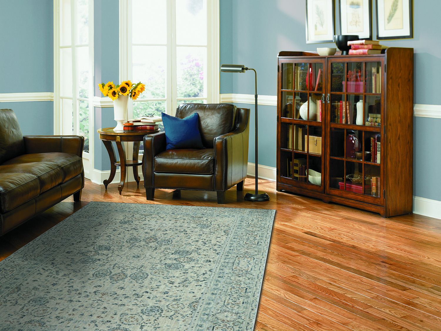 Mohawk Home Medallion Serenade Adagio Traditional Area Rug, Off-White