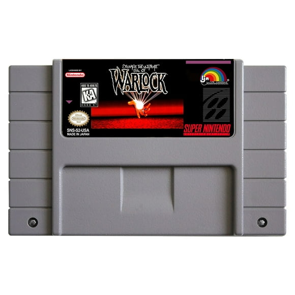 SNES Games Cartridge Warlock