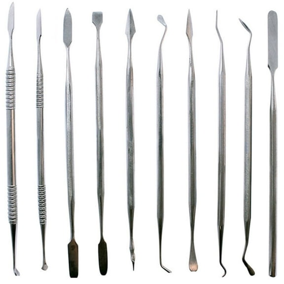 Wax Carving Tool Set 10 Pcs 6-1/2" Jewelry Carver Casting Shape Sculpting Dental