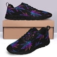 thumbnail image 4 of Marijuana Leaf Shoes for Men Women Running Sneakers Breathable Casual Sport Tennis Shoes Gift for Him Her Black Size 9, 4 of 5