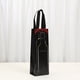 thumbnail image 3 of Juego de bolsas de regalo para botellas de vino modernas laminadas en negro, 12 piezas, 3 of 3