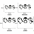 thumbnail image 4 of Cuadro Decorativo de Metal con Diseño pinguinos Mediano, 4 of 4