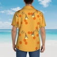 thumbnail image 6 of Daiia Honeycomb Hawaiian Shirt for Men Gentle Cotton Regular Short Sleeve Casual-Medium, 6 of 9