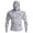 Green, variant on Men's Tropical Palm Tree Print Fishing Hoodie, Long Sleeve UPF 50 Sun Protection Shirt with Built-in Face Mask and Thumbholes Black L