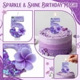 thumbnail image 2 of Birthday Number Candle, Creative Cartoon Design Smokeless Wax Glitz for Kids Boys Girls Birthday Party Cake Toppers Anniversary Decorations, E, 2 of 6