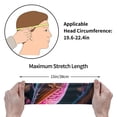 thumbnail image 4 of Lsque Glowing Leaf Bird Pattern Sweatbands Sports Headband for Men & Women - Moisture Wicking Athletic Cotton Terry Cloth Sweatband for Tennis, Basketball, Running, 4 of 9