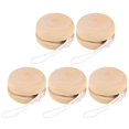 thumbnail image 1 of 5Pcs Creative Yo-Yo Balls for Craft Wooden DIY Painting Yo-Yo Balls Wooden Graffiti Toys Wood Model, 1 of 4