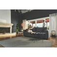 thumbnail image 6 of Enza Home Carino 3-Seater Fabric & Wood Sofa Bed in Dark Gray, 6 of 7