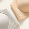 thumbnail image 4 of V Neck Seamless Bra for Women Lace Wireless Adjustable Thick Straps Bra Daily Women Fashion Lace Top, 4 of 5