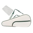 thumbnail image 3 of Bolsa de tenis de raqueta Bolsa Crossbody PU Cuero impermeable Bag Carry -Carry Paddle Padders Organizador de fitness Badminton Racquet Bag, 3 of 8