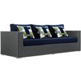 thumbnail image 5 of Sojourn 9 Piece Outdoor Patio Sunbrella® Sectional Set, 5 of 12