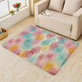 thumbnail image 2 of Polka Dot Rugs for Living Room Bedroom - Colorful Rug 4x6 - Abstract Carpet for Home Decor - Washable Non Slip Patterned Indoor Large Area Rug - Soft & Low Pile (ZJ&307), 2 of 7