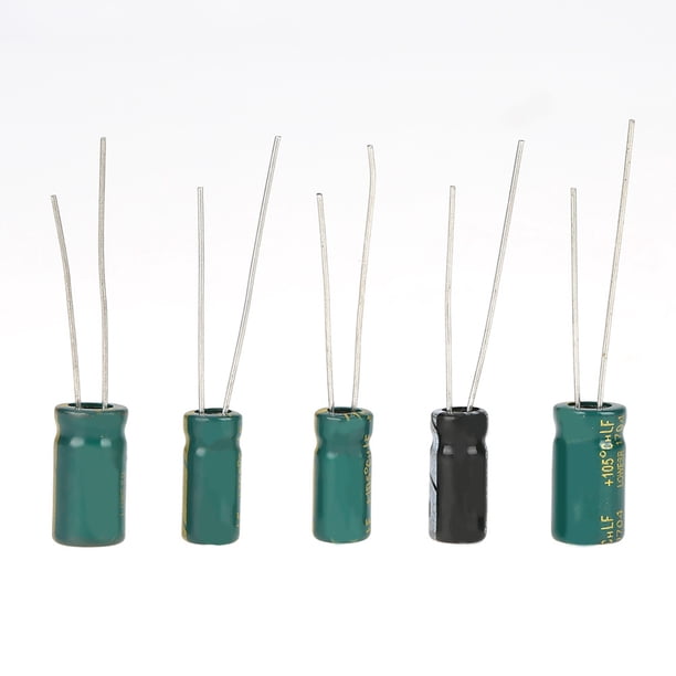 Condensador Electrolítico Conveniente De 10 Valores 10V-63V, Condensador Radial, Condensador De Audio, Aficionados De 10uf-470uf Para Entusiastas De La Electrónica
