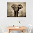 thumbnail image 2 of Nawypu African Elephant Pictures for Wall Animals Wall Art Canvas Elephant Painting Abstract Landscape Print Retro Framed Art Rustic Bedroom Artwork Living Room Décor, 2 of 4