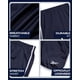thumbnail image 3 of Shorts de básquet para niño Reebok talla 10-12 azul marino y blanco, 3 of 7