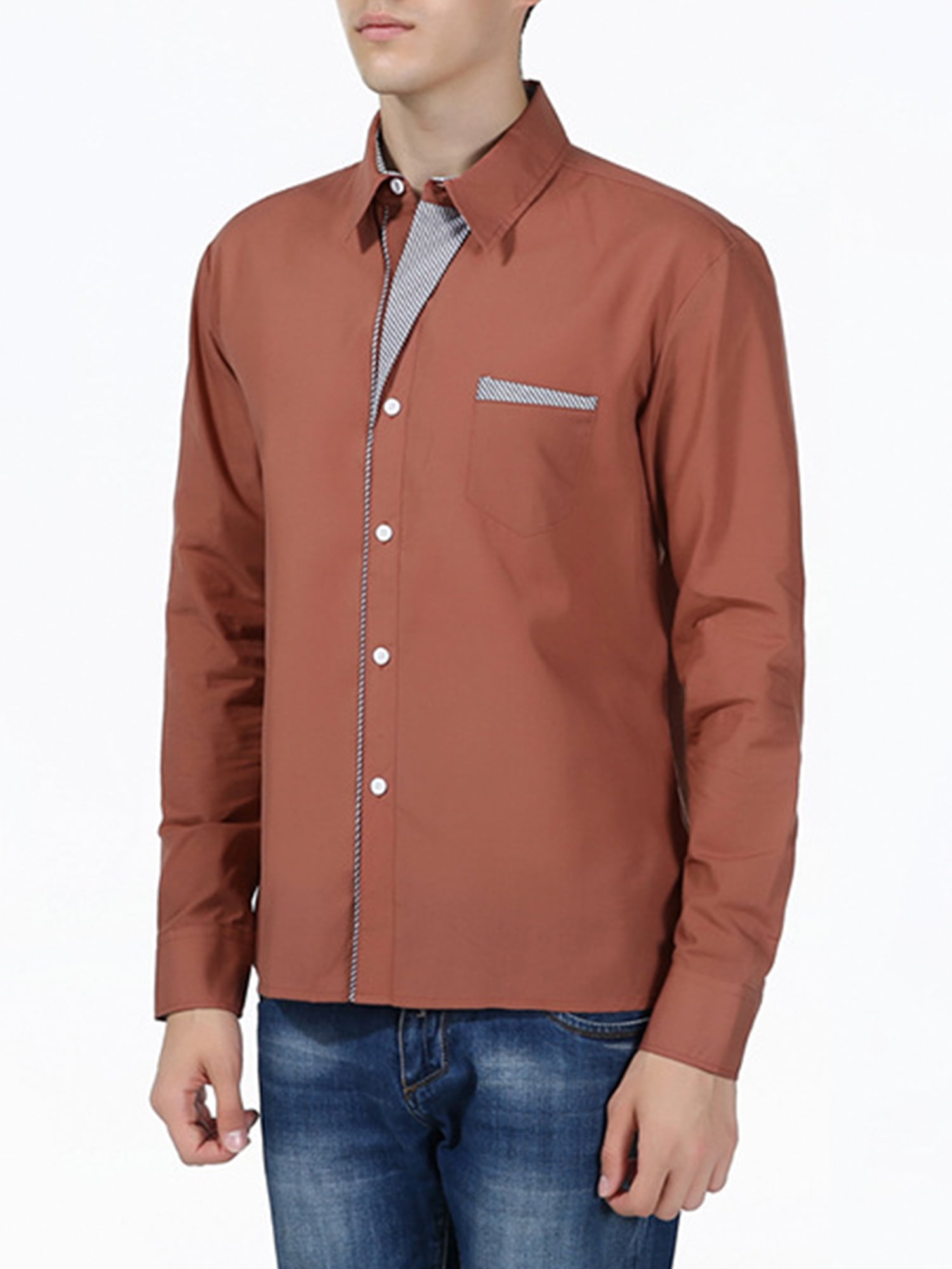 New long-sleeved business casual shirt