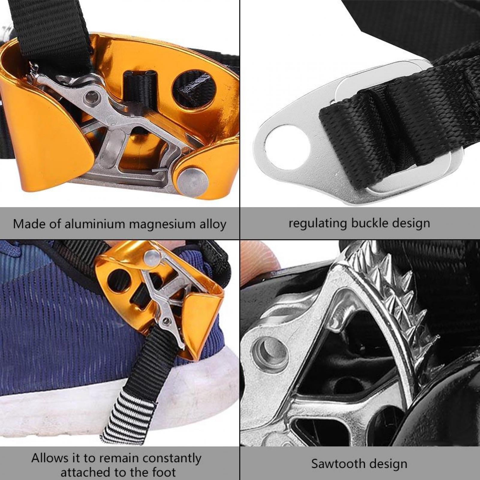 Tebru Right/Left Foot Ascender Riser for Rock Climbing Mountaineering Equipment,Mountaineering Equipment,Mountaineering Foot Ascender