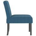 thumbnail image 2 of vidaXL Slipper Chair Blue Velvet, 2 of 5