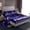 Purple Black, variant on jejeloiu Football Game Twin Sheet Sets,Kids Ball Games Bedding For Rugby Boys 3 Pieces