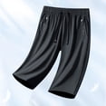 thumbnail image 6 of Qulqfy Wide Leg Shorts Women High Waisted Summer Black Quick Dry Shorts Casual Knee Length Workout Shorts for Women 4XL, 6 of 7